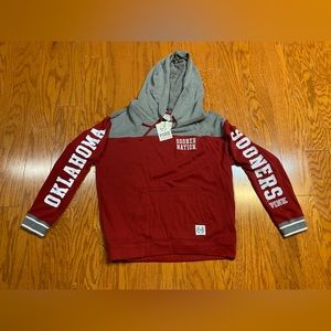 New Women’s PINK Oklahoma Sooners Hoodie Large L OU